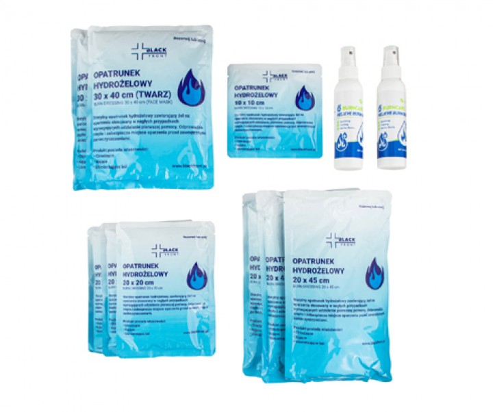 Zestaw opatrunków hydrożelowych Longbow dla PSP